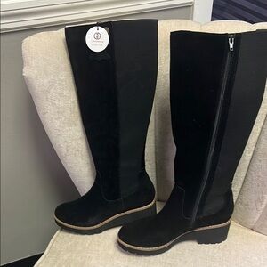 Black Knee-High Boots